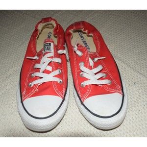 Converse Chuck Taylor All Star Low Top Red-Orange Size 9.5